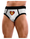 Water Droplet Heart Orange Mens NDS Wear Briefs Underwear by TooLoud-Mens Briefs-NDS Wear-White-Small-Davson Sales