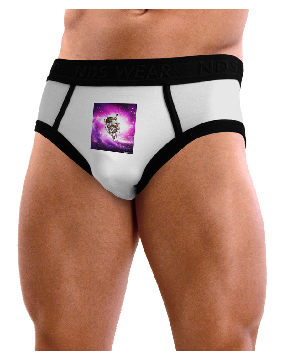 Astronaut Cat Mens NDS Wear Briefs Underwear-Mens Briefs-NDS Wear-White-Small-Davson Sales