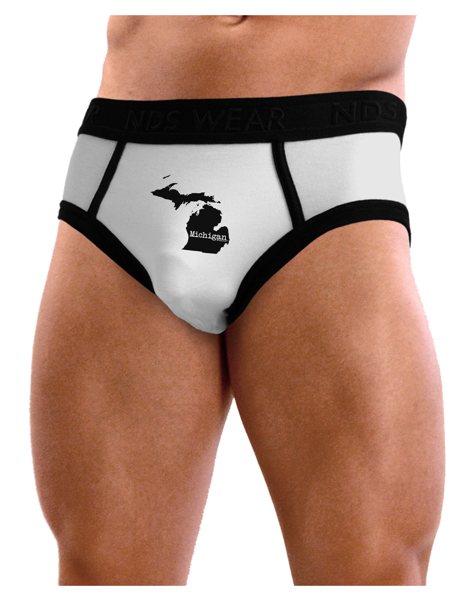 Michigan - United States Shape Mens NDS Wear Briefs Underwear-Mens Briefs-NDS Wear-White-Small-Davson Sales