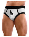 Idaho - United States Shape Mens NDS Wear Briefs Underwear by TooLoud-Mens Briefs-NDS Wear-White-Small-Davson Sales