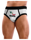 Mexico Outline - Mexican Flag - Mexico Text Mens NDS Wear Briefs Underwear by TooLoud-Mens Briefs-NDS Wear-White-Small-Davson Sales