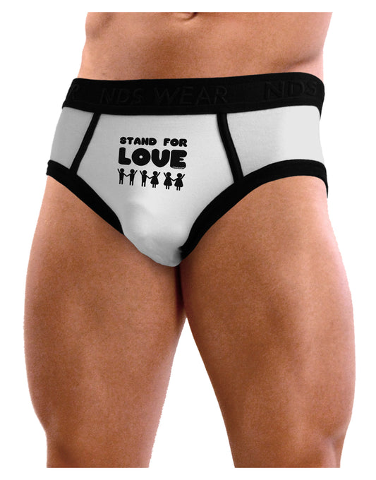 Stand For Love Mens NDS Wear Briefs Underwear-Mens Briefs-NDS Wear-White-Small-Davson Sales
