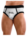 HODL Bitcoin Mens NDS Wear Briefs Underwear-Mens Briefs-NDS Wear-White-with-Black-Small-Davson Sales