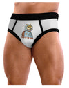 Doge to the Moon Mens NDS Wear Briefs Underwear-Mens Briefs-NDS Wear-White-with-Black-Small-Davson Sales