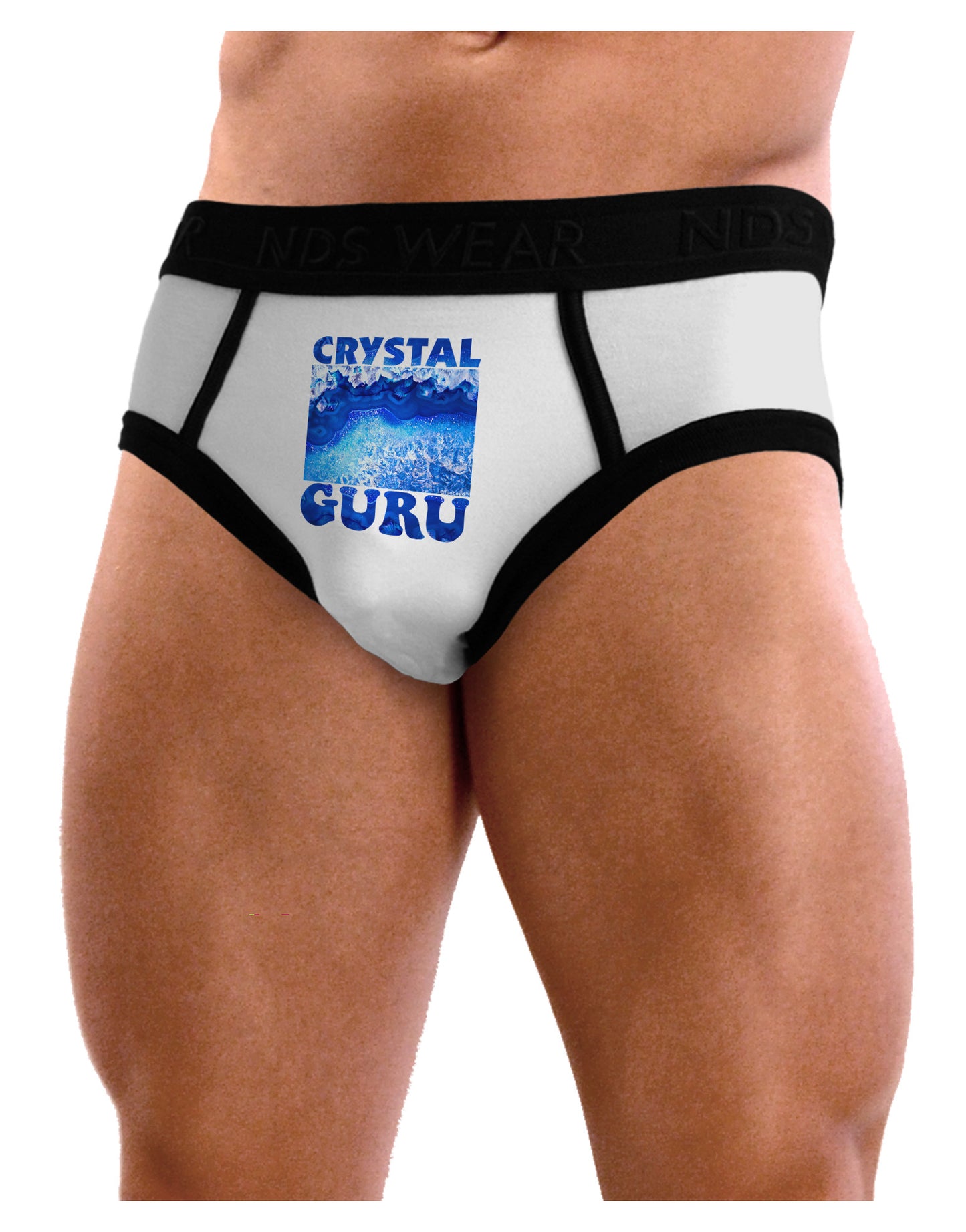 Crystal Guru Mens NDS Wear Briefs Underwear-Mens Briefs-NDS Wear-White-Small-Davson Sales