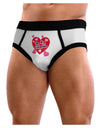 Be My Valentine Romantic Hearts Mens NDS Wear Briefs Underwear-Mens Briefs-NDS Wear-White-Small-Davson Sales