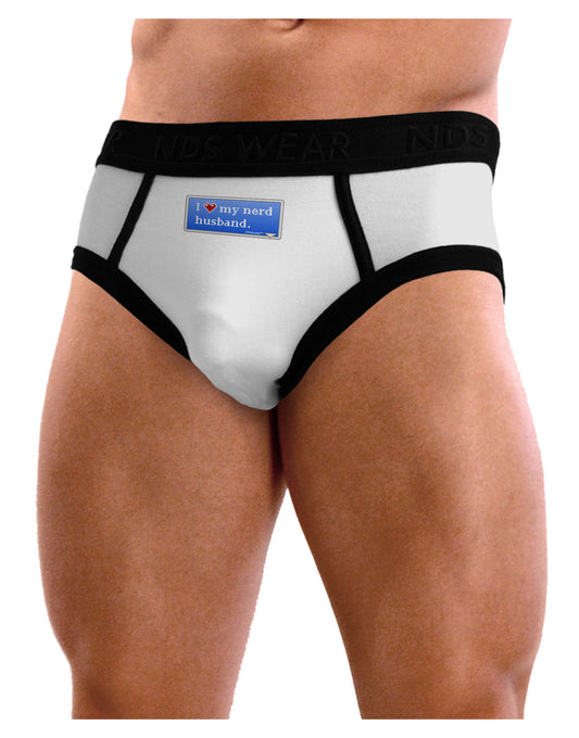 I Heart My Nerd Husband - Retro Mens NDS Wear Briefs Underwear by TooLoud-Mens Briefs-NDS Wear-White-Small-Davson Sales
