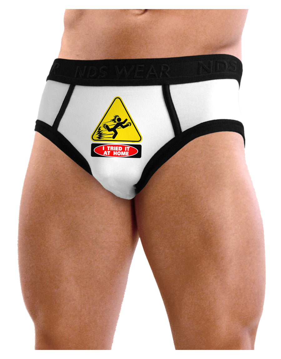 I Tried It At Home Mens NDS Wear Briefs Underwear-Mens Briefs-NDS Wear-White-Small-Davson Sales