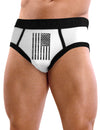 Vintage Black and White USA Flag Mens NDS Wear Briefs Underwear-Mens Briefs-NDS Wear-White-Small-Davson Sales