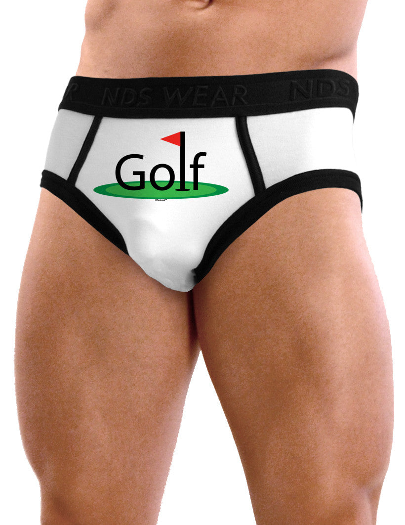 Golf Mens NDS Wear Briefs Underwear-Mens Briefs-NDS Wear-White-Small-Davson Sales