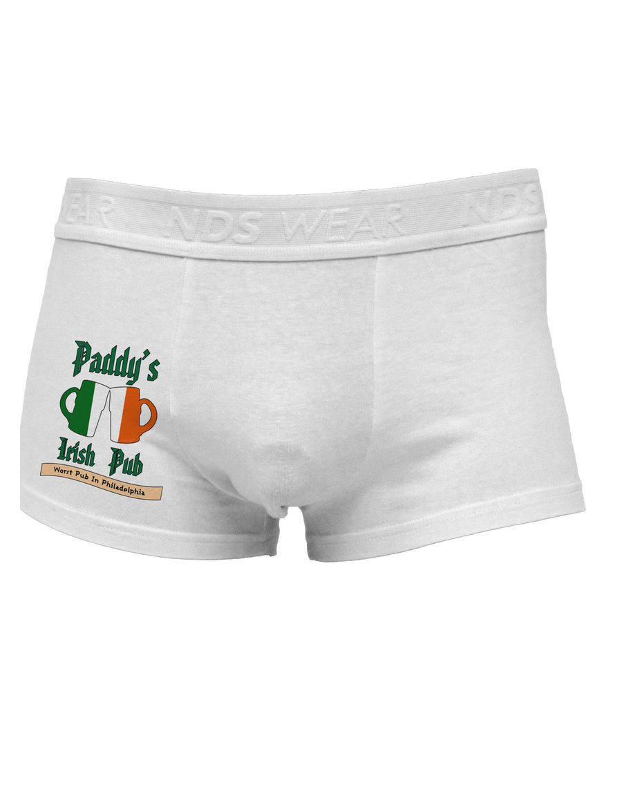 Paddy's Irish Pub Side Printed Mens Trunk Underwear by TooLoud-Mens Trunk Underwear-NDS Wear-White-Small-Davson Sales