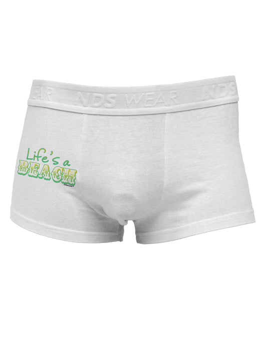 Lifes a Beach Color Side Printed Mens Trunk Underwear by TooLoud-Mens Trunk Underwear-NDS Wear-White-Small-Davson Sales