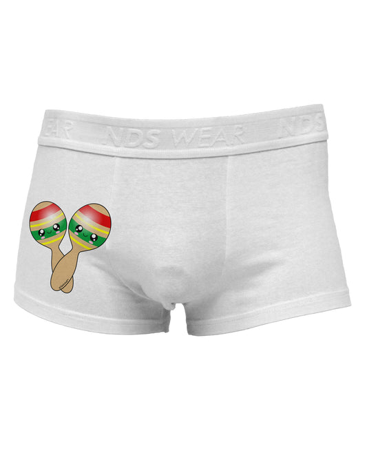 Cute Maracas Design Side Printed Mens Trunk Underwear by TooLoud-Mens Trunk Underwear-NDS Wear-White-Small-Davson Sales