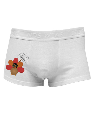 Thanksgiving Turkey in Disguise Side Printed Mens Trunk Underwear by TooLoud-Mens Trunk Underwear-NDS Wear-White-Small-Davson Sales