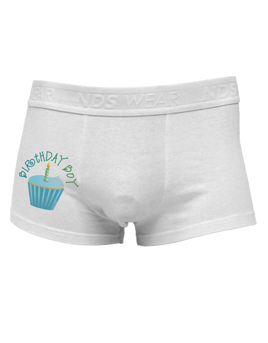 Birthday Boy - Candle Cupcake Side Printed Mens Trunk Underwear by TooLoud-Mens Trunk Underwear-NDS Wear-White-Small-Davson Sales