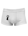 Number One Dad Award Ribbon Side Printed Mens Trunk Underwear-Mens Trunk Underwear-NDS Wear-White-Small-Davson Sales