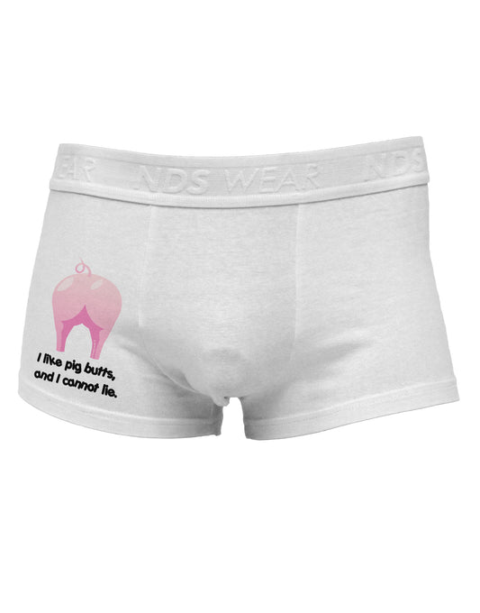 I Like Pig Butts - Funny Design Side Printed Mens Trunk Underwear by TooLoud-Mens Trunk Underwear-NDS Wear-White-Small-Davson Sales