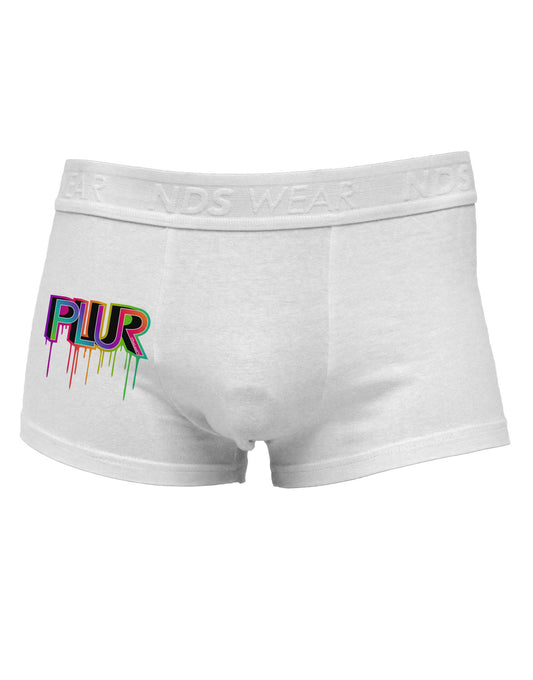 PLUR Paint Side Printed Mens Trunk Underwear-Mens Trunk Underwear-NDS Wear-White-Small-Davson Sales
