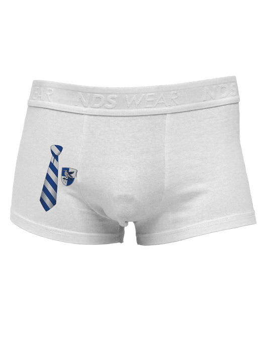 TooLoud Wizard Tie Blue and Silver Side Printed Mens Trunk Underwear-Mens Trunk Underwear-NDS Wear-White-Small-Davson Sales