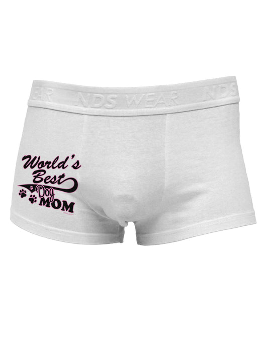 World's Best Dog Mom Side Printed Mens Trunk Underwear by TooLoud-Mens Trunk Underwear-NDS Wear-White-Small-Davson Sales