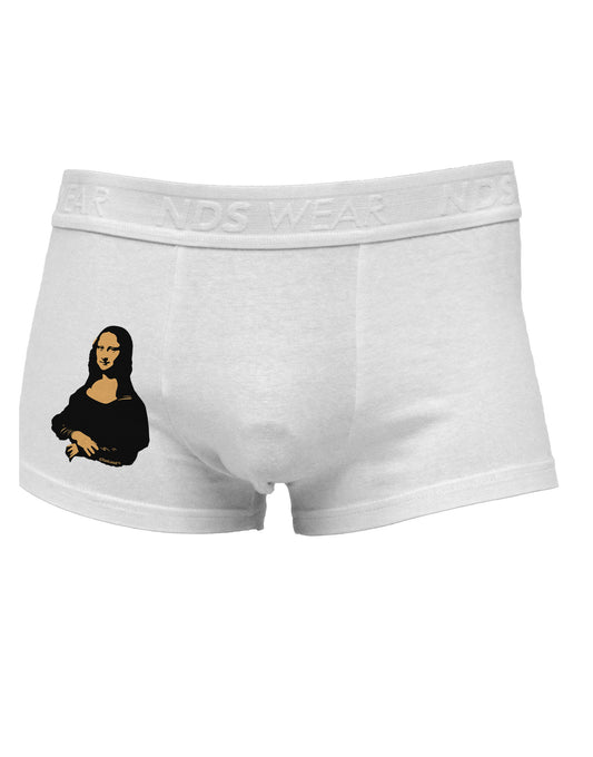 Mona Cutout Side Printed Mens Trunk Underwear-Mens Trunk Underwear-NDS Wear-White-Small-Davson Sales