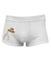 Oh Snap Wishbone - Thanksgiving Side Printed Mens Trunk Underwear-Mens Trunk Underwear-NDS Wear-White-Small-Davson Sales