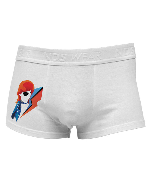 The Glam Rebel Side Printed Mens Trunk Underwear-Mens Trunk Underwear-NDS Wear-White-Small-Davson Sales