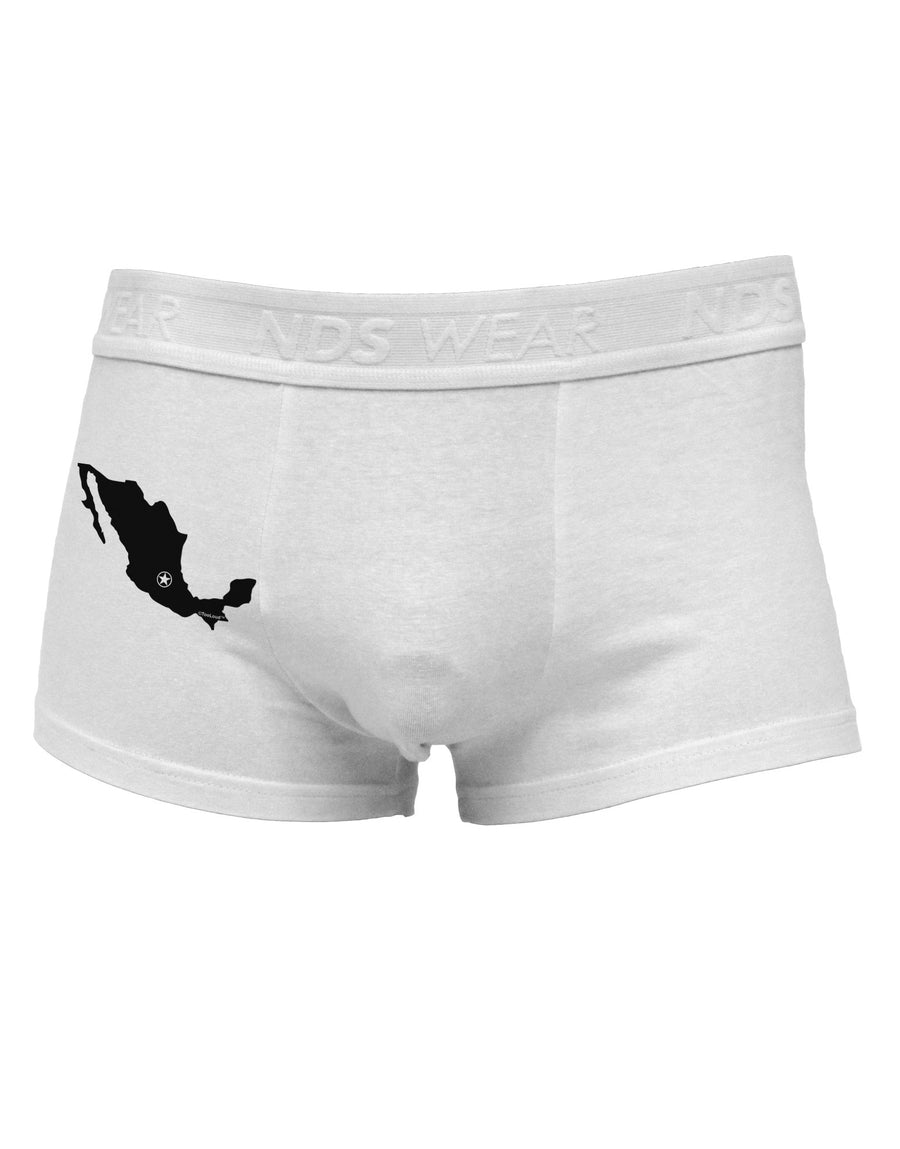 Mexico - Mexico City Star Side Printed Mens Trunk Underwear-Mens Trunk Underwear-NDS Wear-White-Small-Davson Sales