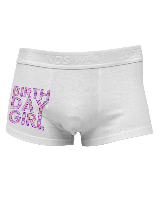 Birthday Girl - Pink and Purple Dots Side Printed Mens Trunk Underwear by TooLoud-Mens Trunk Underwear-TooLoud-White-Small-Davson Sales