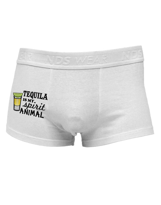 Tequila Is My Spirit Animal Side Printed Mens Trunk Underwear-Mens Trunk Underwear-NDS Wear-White-Small-Davson Sales