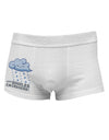 Happy Singles Awareness Day Side Printed Mens Trunk Underwear-Mens Trunk Underwear-NDS Wear-White-Small-Davson Sales