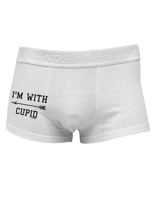 I'm With Cupid - Left Arrow Side Printed Mens Trunk Underwear by TooLoud-Mens Trunk Underwear-TooLoud-White-Small-Davson Sales