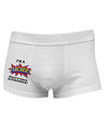 Teacher - Superpower Side Printed Mens Trunk Underwear-Mens Trunk Underwear-NDS Wear-White-Small-Davson Sales