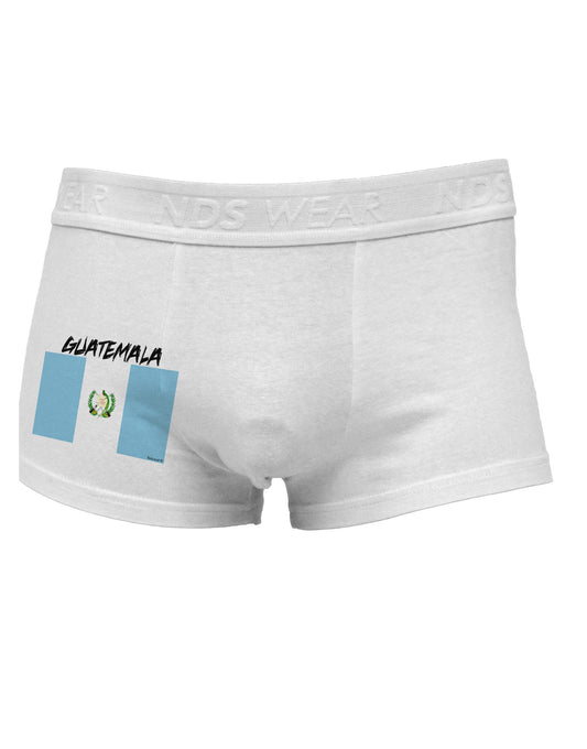 Guatamelan Flag Design Side Printed Mens Trunk Underwear by TooLoud-Mens Trunk Underwear-NDS Wear-White-Small-Davson Sales