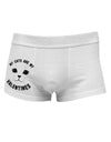 My Cats are my Valentines Side Printed Mens Trunk Underwear by NDS Wear-Mens Trunk Underwear-NDS Wear-White-Small-Davson Sales