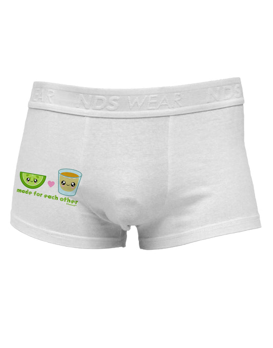 Cute Tequila Shot and Lime - Made For Each Other Side Printed Mens Trunk Underwear by TooLoud-Mens Trunk Underwear-NDS Wear-White-Small-Davson Sales