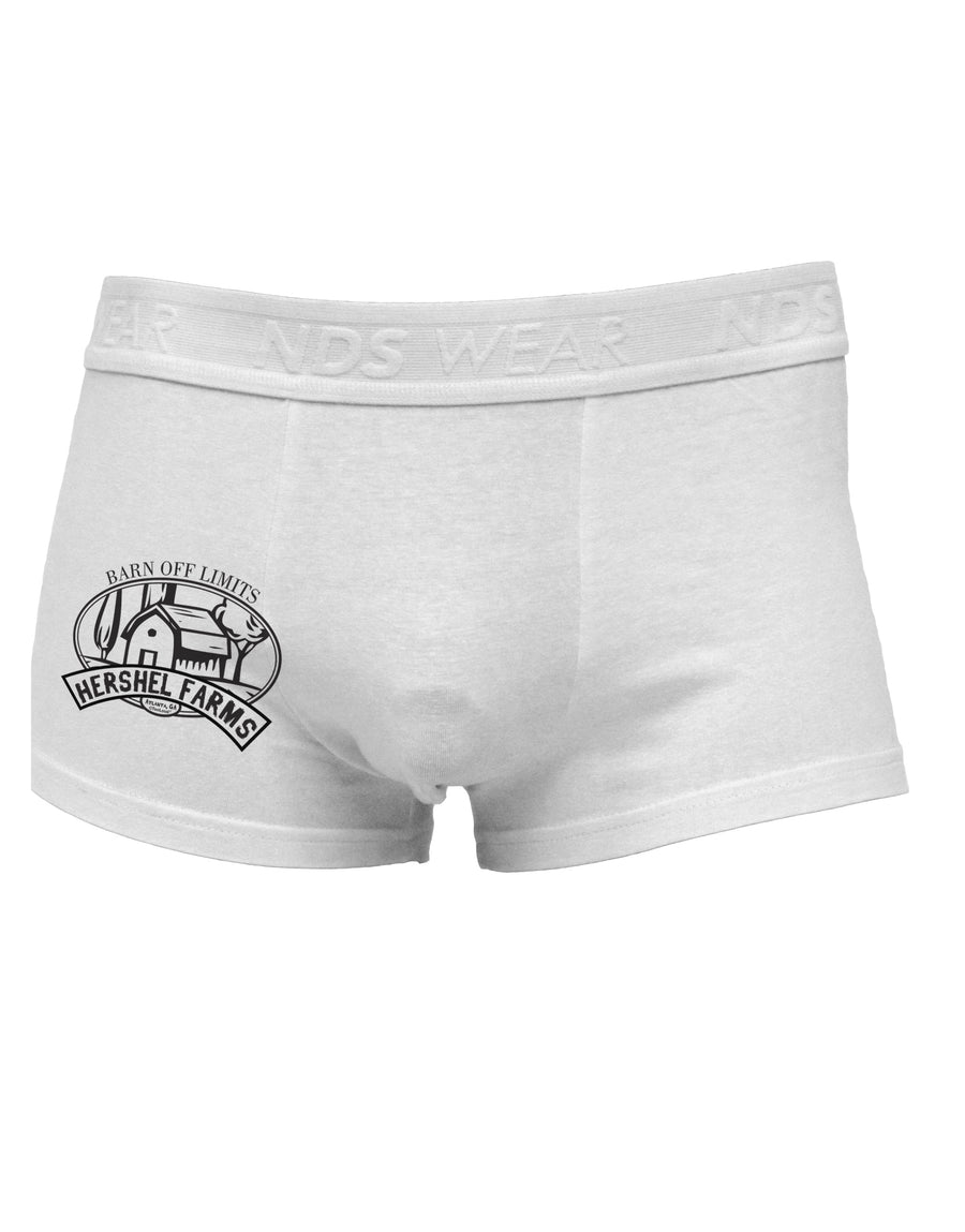 Hershel Farms Side Printed Mens Trunk Underwear by TooLoud-Mens Trunk Underwear-NDS Wear-White-Small-Davson Sales