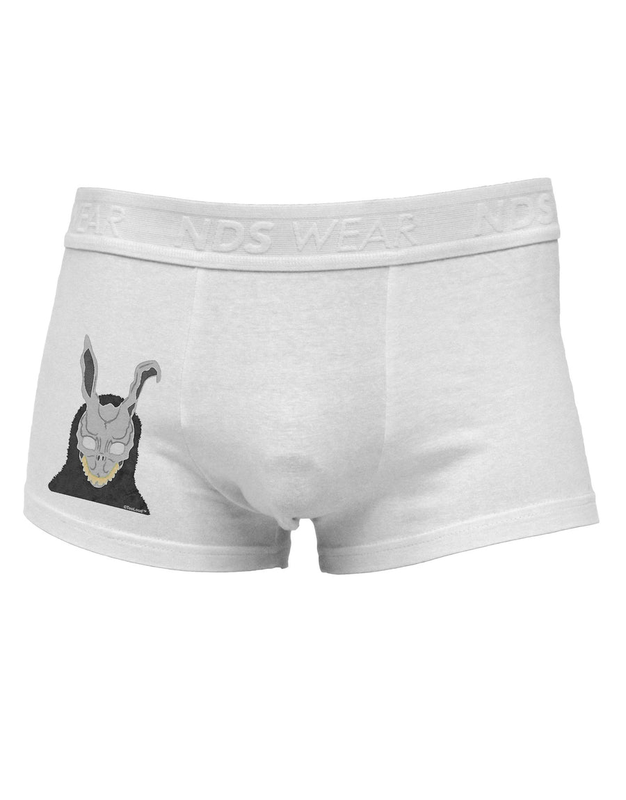 Scary Buny Face Watercolor Side Printed Mens Trunk Underwear-Mens Trunk Underwear-NDS Wear-White-Small-Davson Sales