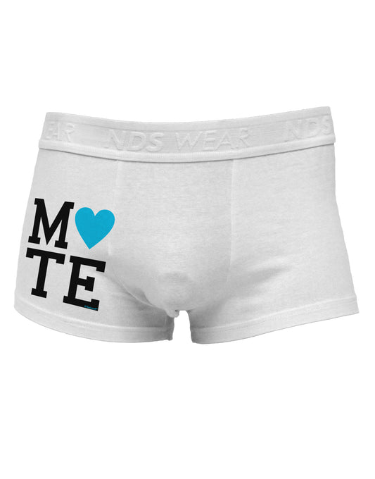 Matching Soulmate Design - Mate - Blue Side Printed Mens Trunk Underwear by TooLoud-Mens Trunk Underwear-TooLoud-White-Small-Davson Sales