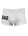 Dad Knows Best Side Printed Mens Trunk Underwear by TooLoud-Mens Trunk Underwear-NDS Wear-White-Small-Davson Sales