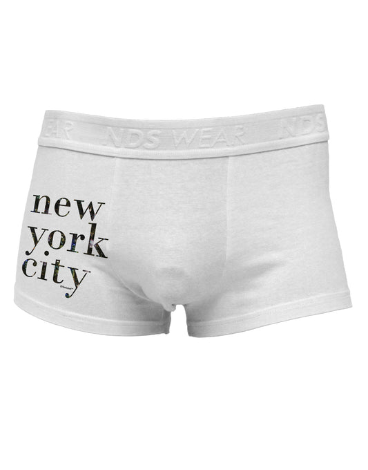 New York City - City Lights Side Printed Mens Trunk Underwear by TooLoud-Mens Trunk Underwear-TooLoud-White-Small-Davson Sales