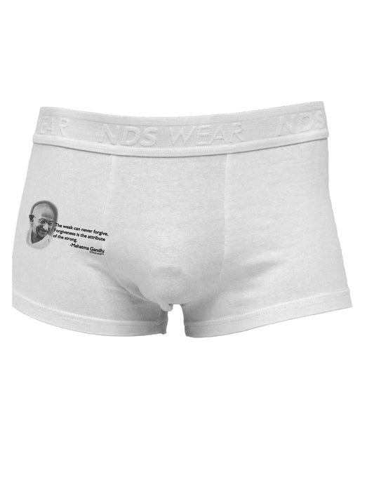 The Weak Can Never Forgive Side Printed Mens Trunk Underwear-Mens Trunk Underwear-NDS Wear-White-Small-Davson Sales