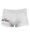 I Heart My Guy Side Printed Mens Trunk Underwear by TooLoud-Mens Trunk Underwear-NDS Wear-White-Small-Davson Sales