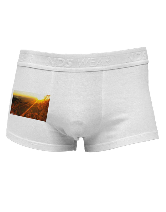 Colorado Sunset Side Printed Mens Trunk Underwear-Mens Trunk Underwear-NDS Wear-White-Small-Davson Sales