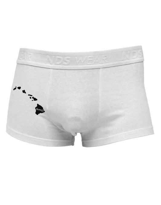 Hawaii - United States Shape Side Printed Mens Trunk Underwear by TooLoud-Mens Trunk Underwear-NDS Wear-White-Small-Davson Sales