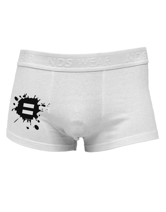 Equal Paint Splatter Side Printed Mens Trunk Underwear by TooLoud-Mens Trunk Underwear-NDS Wear-White-Small-Davson Sales