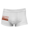 Red Planet Landscape Side Printed Mens Trunk Underwear-Mens Trunk Underwear-NDS Wear-White-Small-Davson Sales