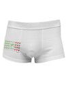Mexican Flag of Margaritas Side Printed Mens Trunk Underwear by TooLoud-Mens Trunk Underwear-NDS Wear-White-Small-Davson Sales