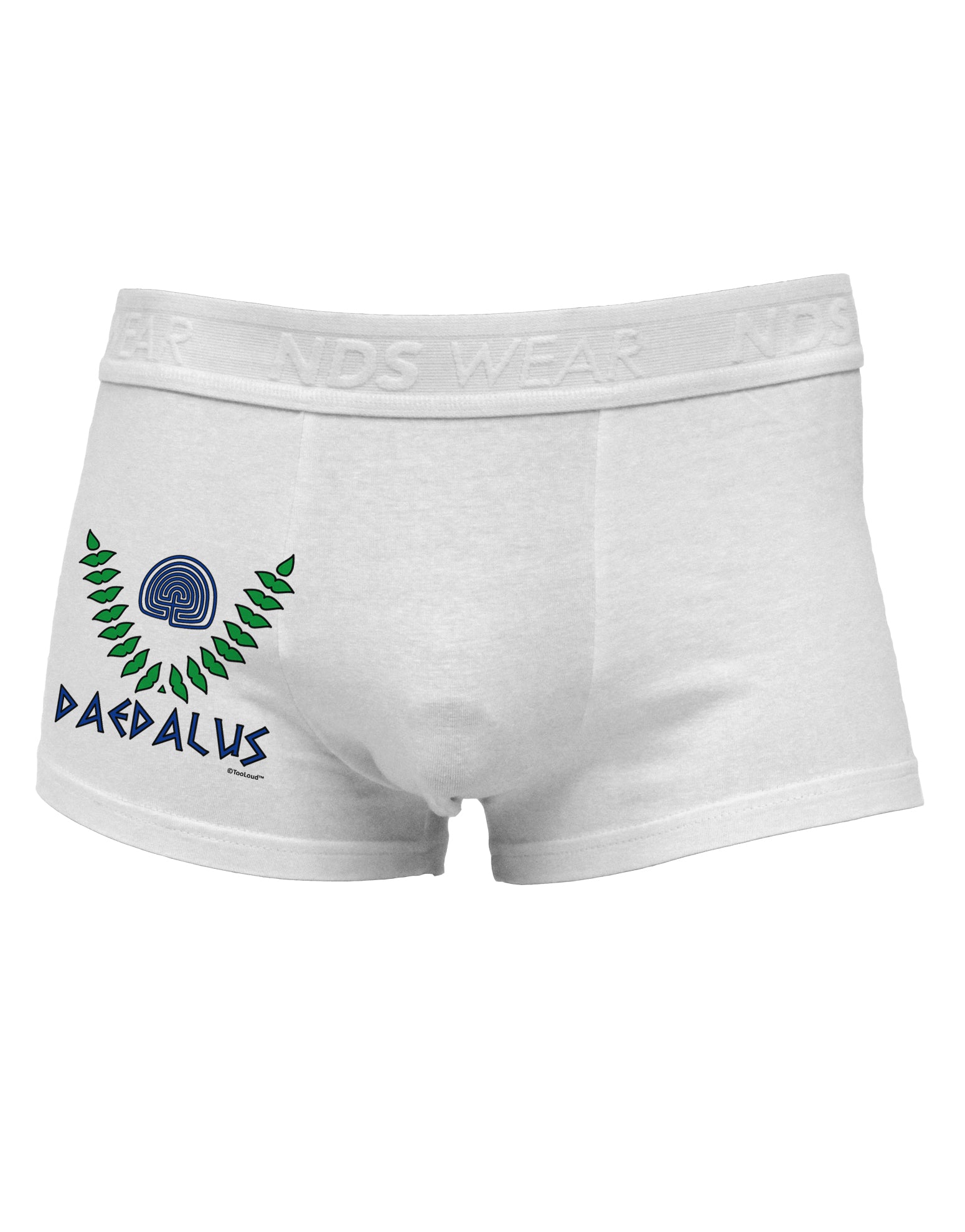 Labyrinth - Daedalus - Greek Mythology Color Side Printed Mens Trunk Underwear by TooLoud-Mens Trunk Underwear-NDS Wear-White-Small-Davson Sales