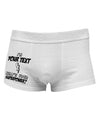 Personalized I'm -Customizable- What's Your Superpower Side Printed Mens Trunk Underwear-Mens Trunk Underwear-NDS Wear-White-Small-Davson Sales